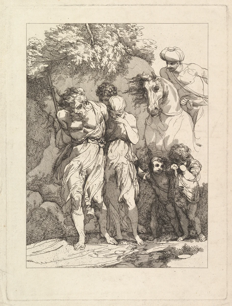 A Captive Family by Robert Blyth, print, 1778-1788