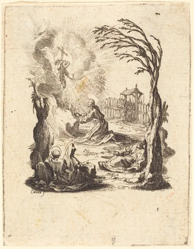The Agony in the Garden by Jacques Callot, print, 1624-1625