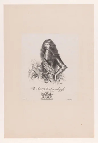 Portret van Cornelis van Aerssen van Sommelsdijck by anonymous, print, 1831-1863