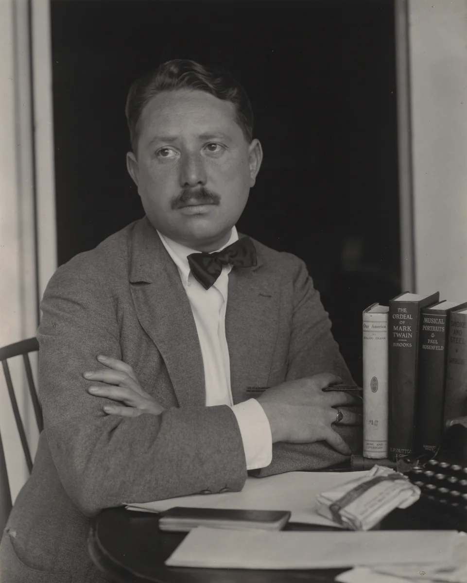 Paul Rosenfeld by Alfred Stieglitz, photograph, 1920