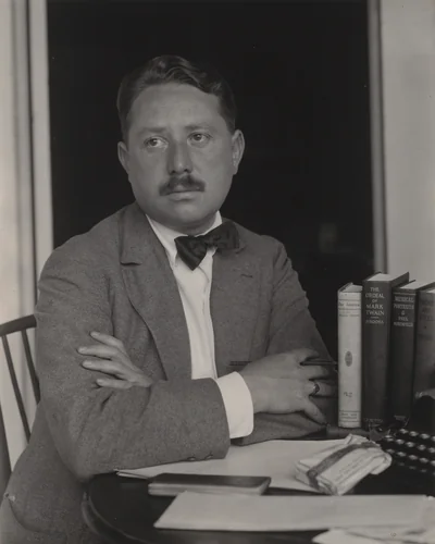 Paul Rosenfeld by Alfred Stieglitz, photograph, 1920