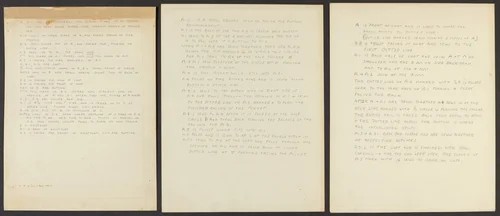 Sugar Merchant's Suit (Written Description) by Henry De Wolfe, index of american design, 1935-1942