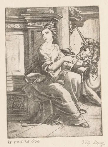 Kuisheid by anonymous, print, 1516