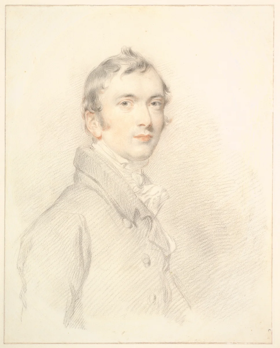 Benjamin Rouse Jr. by Sir Thomas Lawrence, drawing, 1813