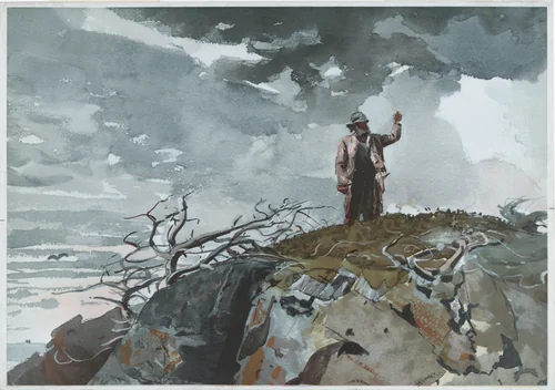 The Eastern Shore by Winslow Homer, print, 1896