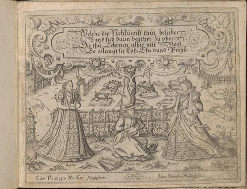 Newes Modelbuch in Kupffer (Title page, 1r) by Johann Sibmacher, book, 1604