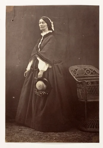 [The Countess Canning, Simla] by Jean Baptiste Oscar Mallitte, photograph, 1861