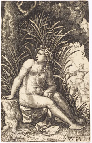 Procris by Georg Pencz, print, 1539