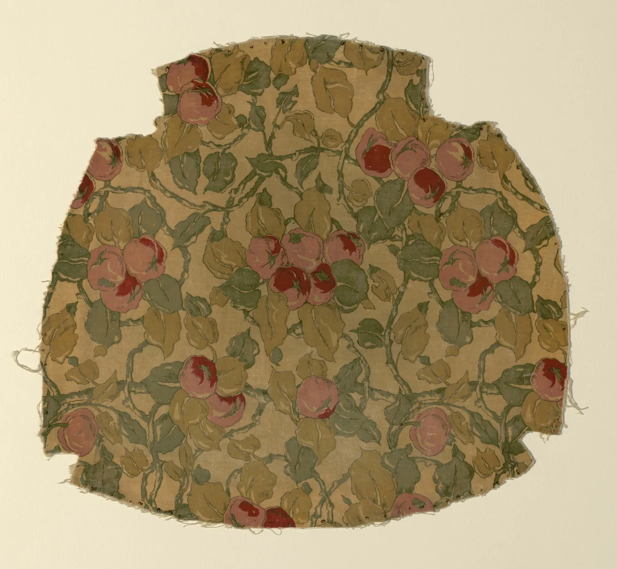 Fragment of Velvet by England, textile, 1895-1905
