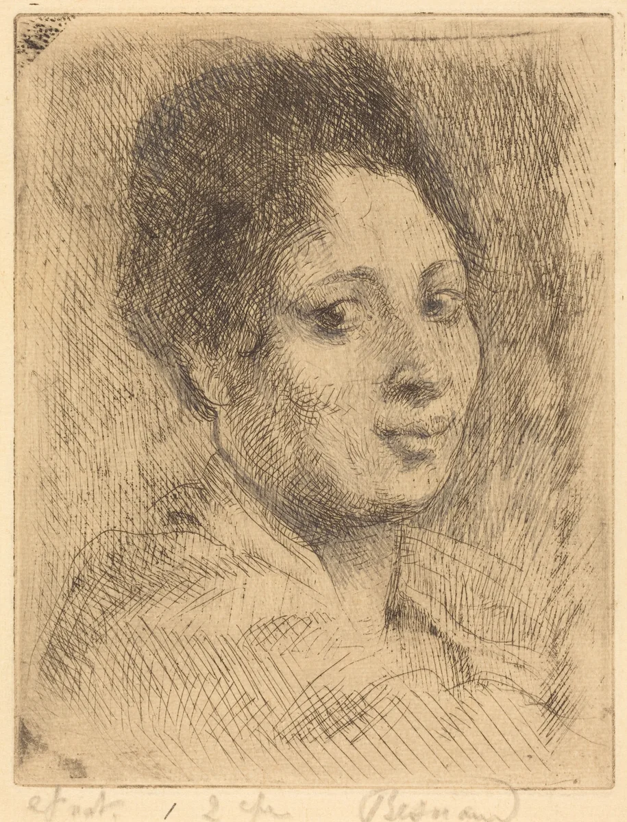 Peppina by Albert Besnard, print, 1919