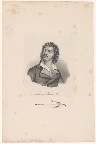 Portret van Antoine Christophe Merlin by anonymous, print, 1818-1842
