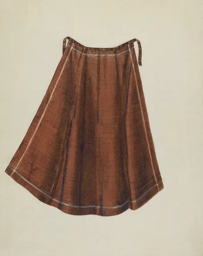 Shaker Work Apron by Lucille Chabot, index of american design, 1936
