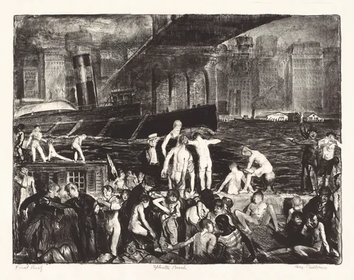 Splinter Beach by George Bellows, print, 1916