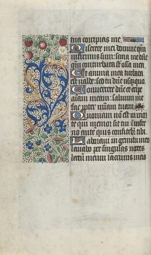 Book of Hours (Use of Rouen): fol. 80v by Master of the Geneva Latini, book, 1465-1475
