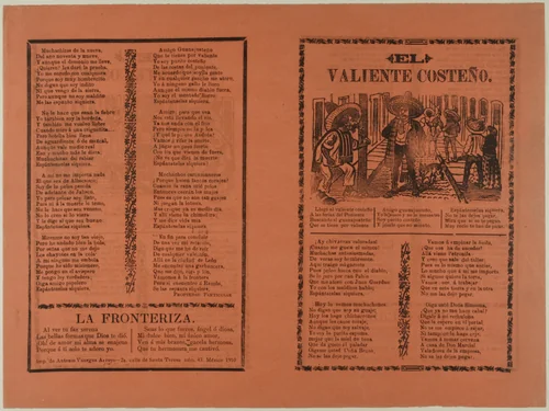 El valiente costeño (The Brave Man from the Coast) by José Guadalupe Posada, print, 1871-1913