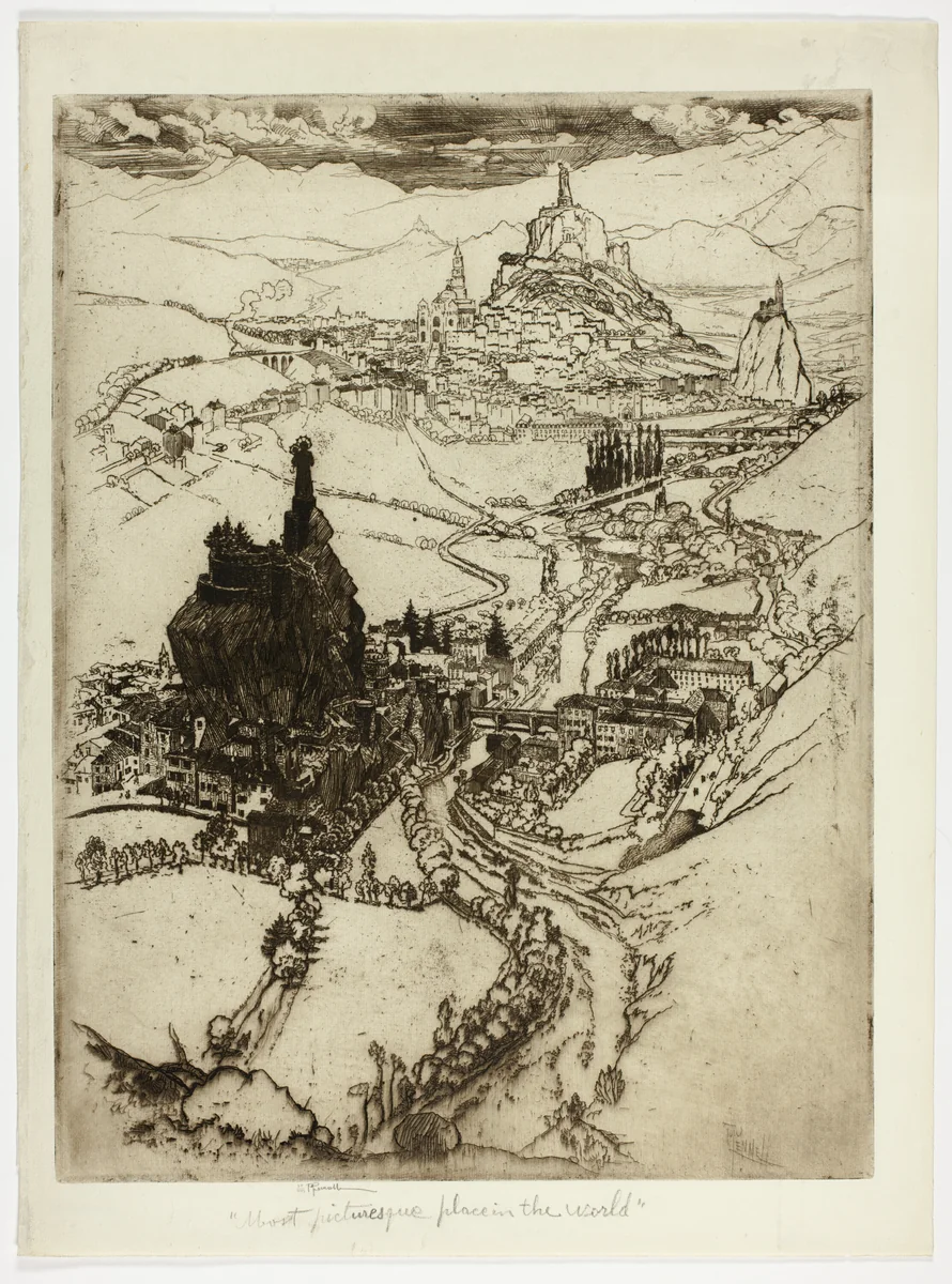 Most Picturesque Place in the World by Joseph Pennell, print, 1894