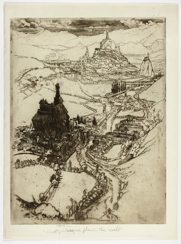 Most Picturesque Place in the World by Joseph Pennell, print, 1894