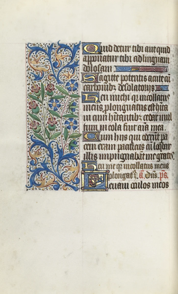 Book of Hours (Use of Rouen): fol. 104v by Master of the Geneva Latini, book, 1465-1475