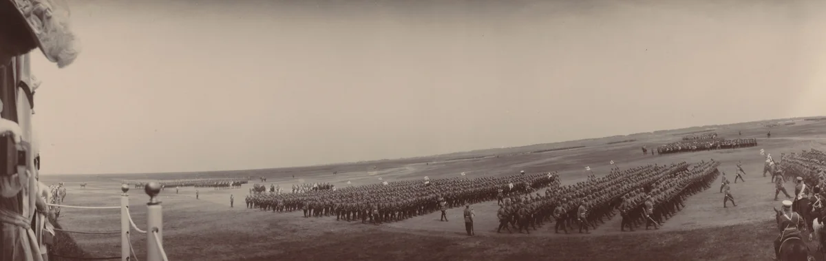 Maneuvers, Peterhof by Unidentified Photographer, photograph, 1908