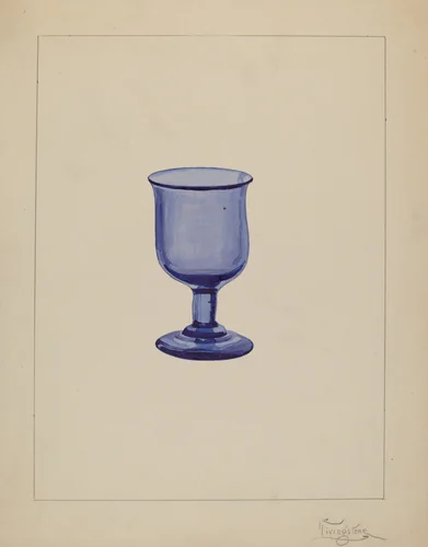 Wine Glass by Rolland Livingstone, index of american design, 1937