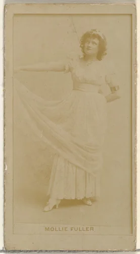 Mollie Fuller, from the Actors and Actresses series (N145-8) issued by Duke Sons & Co. to promote Duke Cigarettes by W. Duke, Sons & Co., photograph, 1890-1895