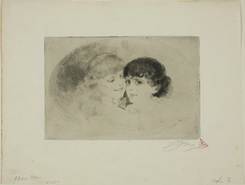 The Sisters by Anders Zorn, print, 1882