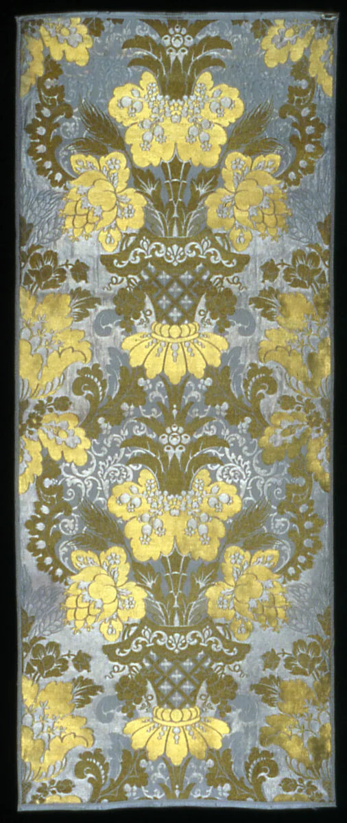 Panel by Mathevon et Bouvard, textile, 1860-1880