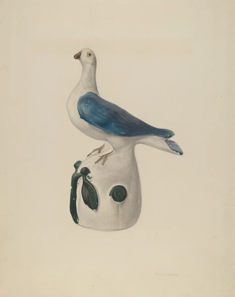 Bank Pidgeon by Emanuel Jacobson, index of american design, 1935-1942