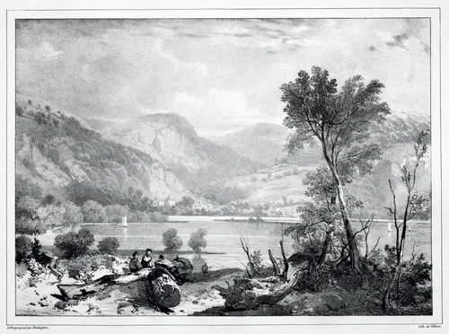 Lochkillin by Richard Parkes Bonington, print, 1826