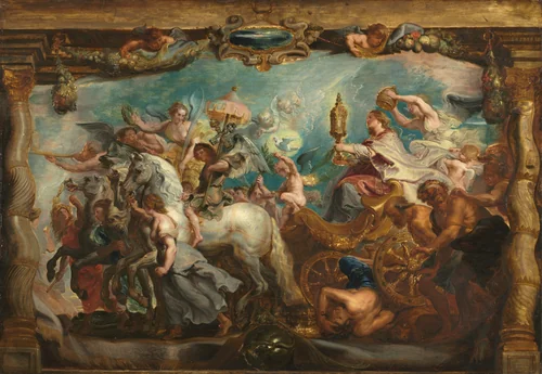 The Triumph of the Church by Peter Paul Rubens, painting, 1628-1638