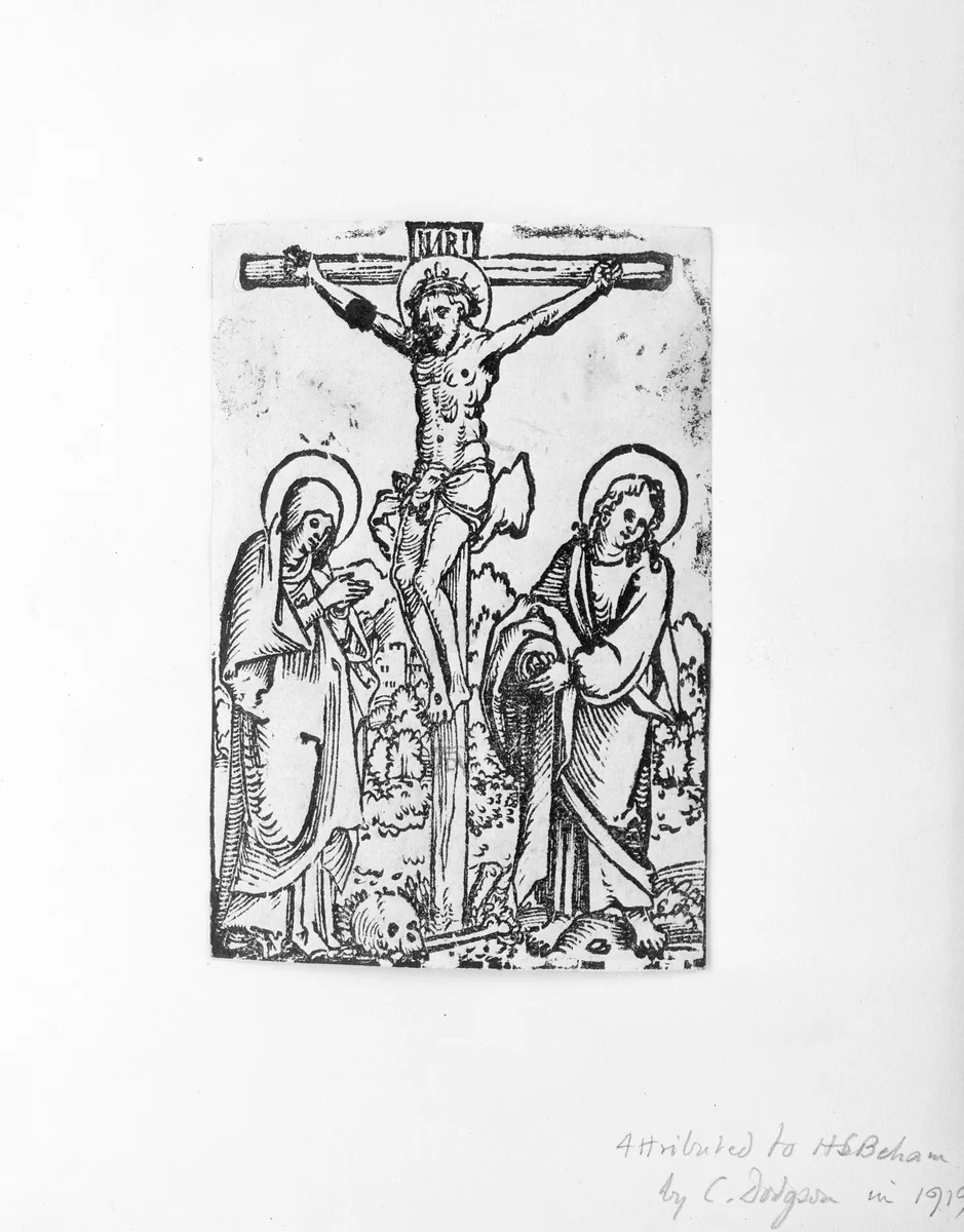 The Crucifixion by Sebald Beham, print, 1521