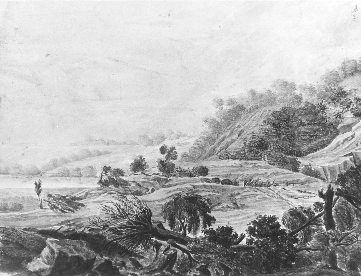 After the Tornado by Pavel Svinin, artwork, 1811-1816