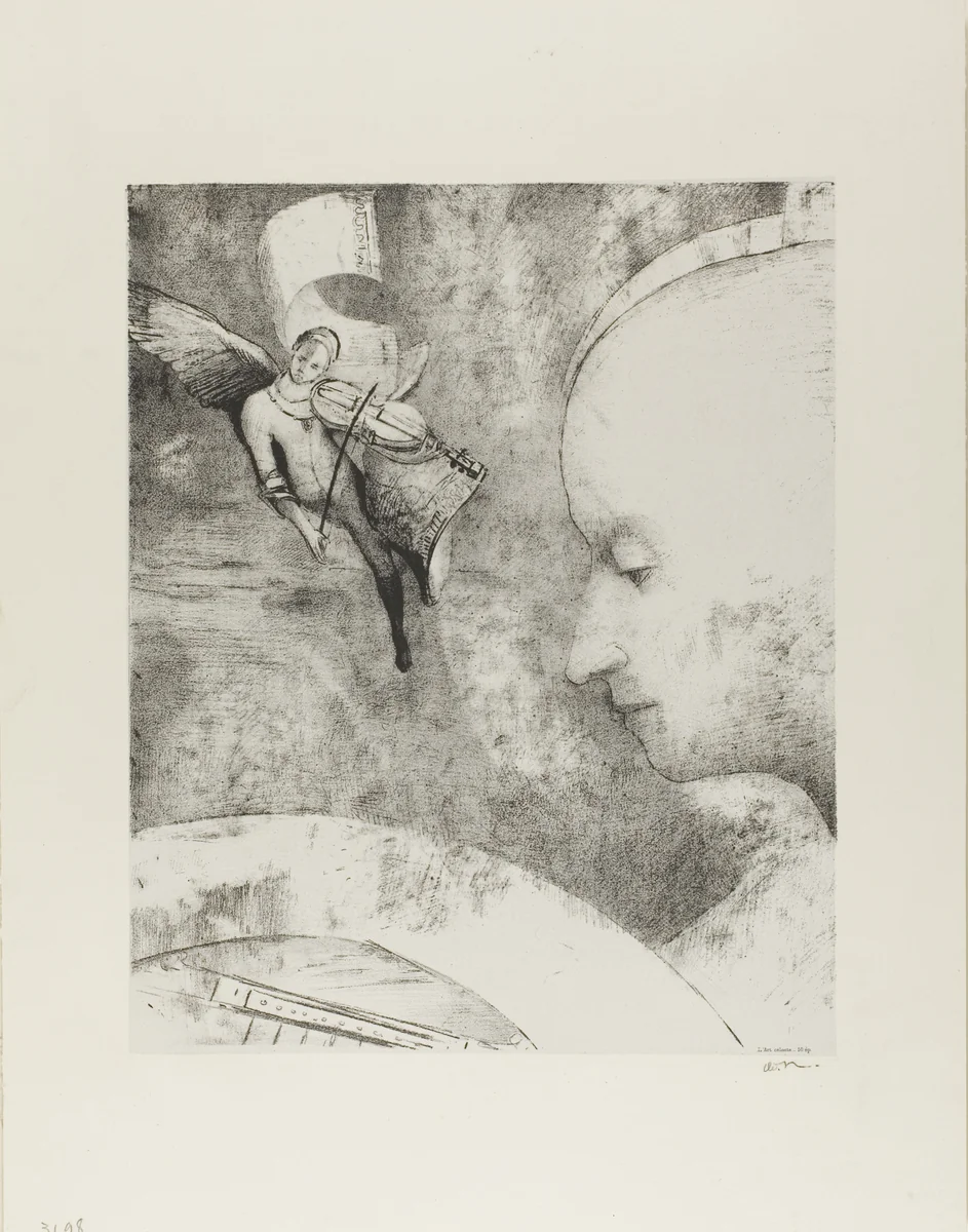 The Celestial Art by Odilon Redon, print, 1894