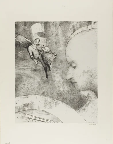 The Celestial Art by Odilon Redon, print, 1894
