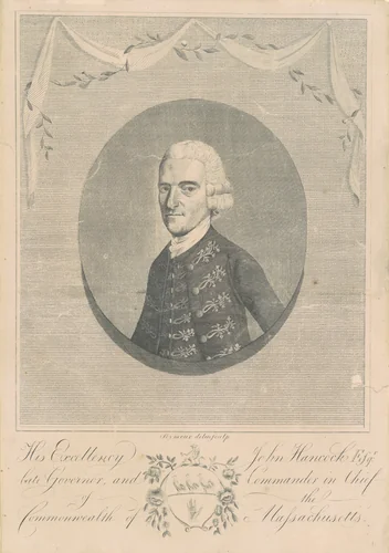 His Excellency John Hancock, Esquire by Joseph H. Seymour, print, 1789-1799