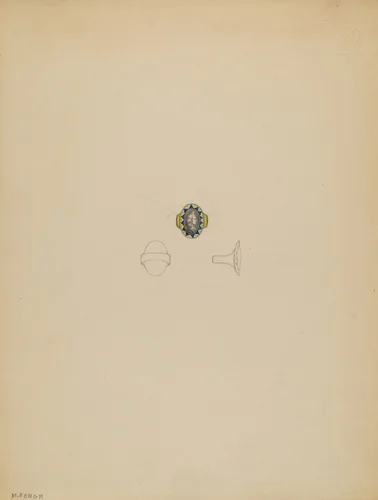 Memorial Ring by Michael Fenga, index of american design, 1937