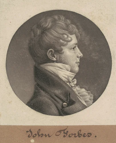 John Goddard by Charles B. J. Févret de Saint-Mémin, print, 1799-1809