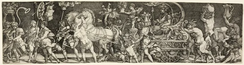 Bacchanale by Master I.B., print, 1500-1530