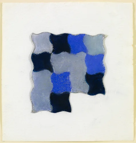 Color Abstraction by Augusto Giacometti, drawing, 1903