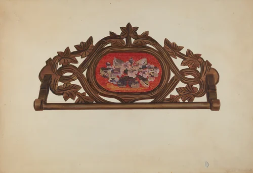 Towel Rack by Elizabeth Fairchild, index of american design, 1938