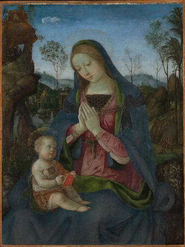 Virgin and Child by Pintoricchio, painting, 1490-1500