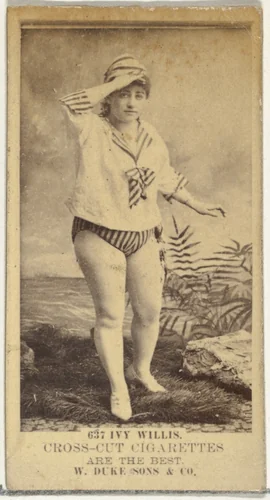 Card Number 637, Ivy Willis, from the Actors and Actresses series (N145-3) issued by Duke Sons & Co. to promote Cross Cut Cigarettes by W. Duke, Sons & Co., photograph, 1880-1889
