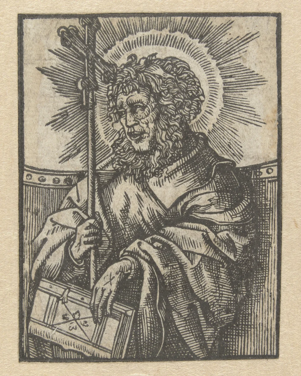 De apostel Philippus by anonymous, print, 1518-1550