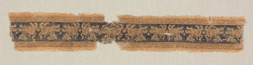 Fragment of Band or Border by Unknown, textile, 500-599