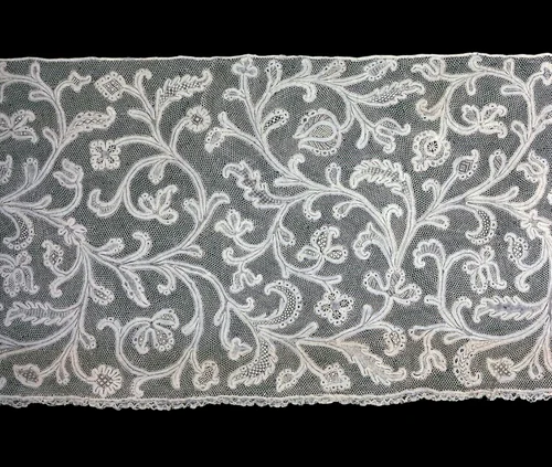 Fragments (Flounce) by Italy, Milan, textile, 1701-1750