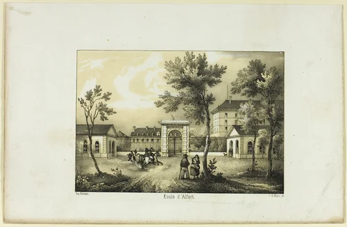 Ecole d'Alfort by Charles-Nicolas Lemercier, print, 1817-1859