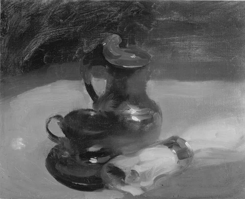 Still Life by Eugène Carrière, painting, 1870-1880