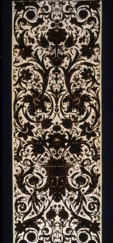 Panel by Mathevon et Bouvard, textile, 1860-1880