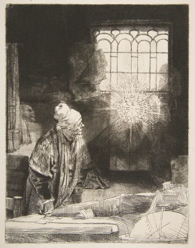 Faust by Rembrandt van Rijn, print, 1647-1657