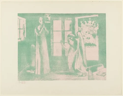 Annunciation by Maurice Denis, print, 1943